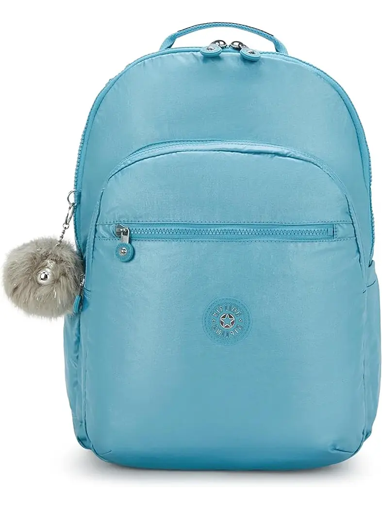 Kipling - Mochila Seoul L Aqua Tides Metallic 2
