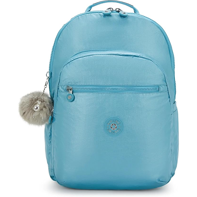 Kipling - Mochila Seoul L Aqua Tides Metallic 2