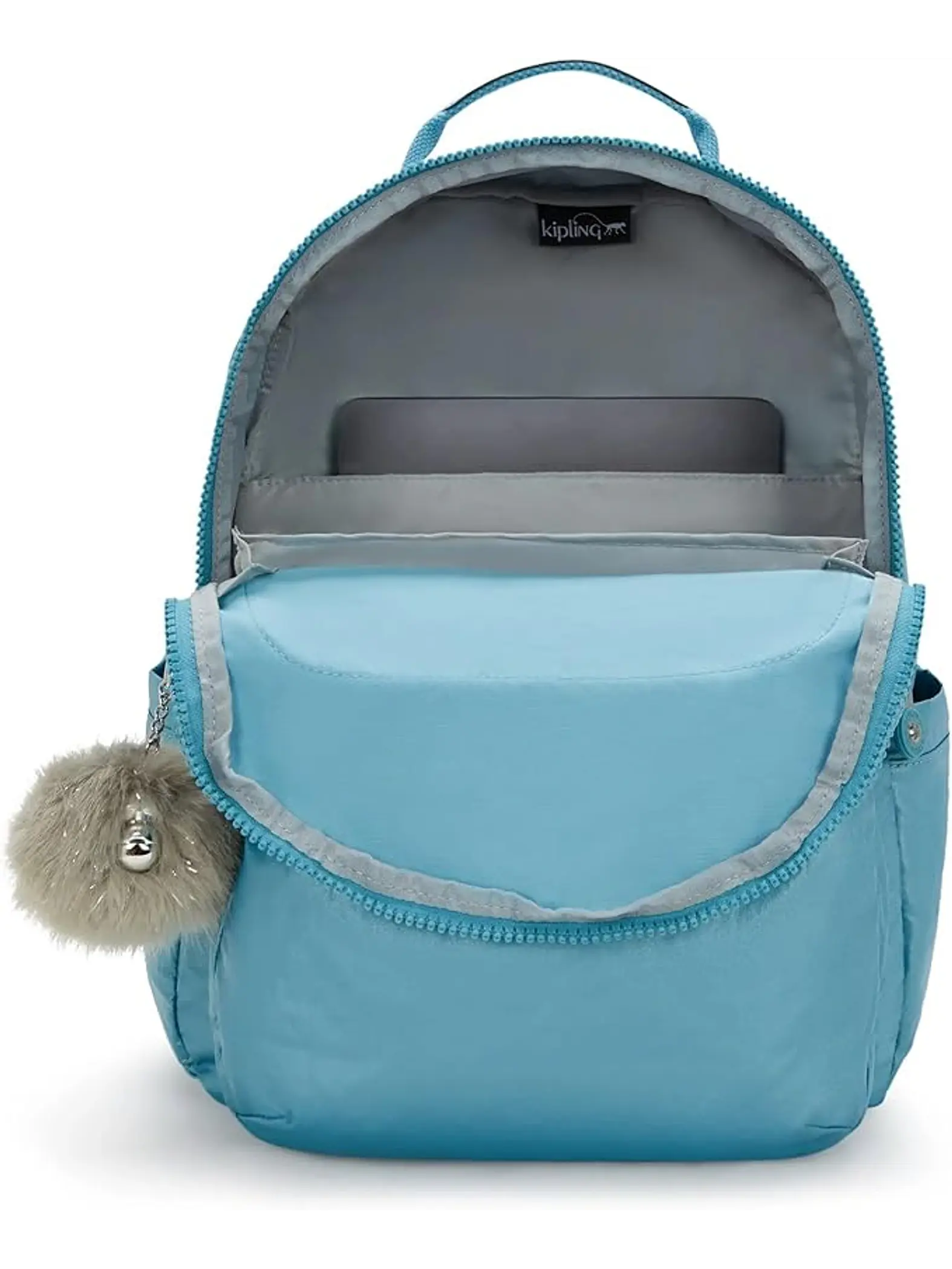 Kipling - Mochila Seoul L Aqua Tides Metallic 3