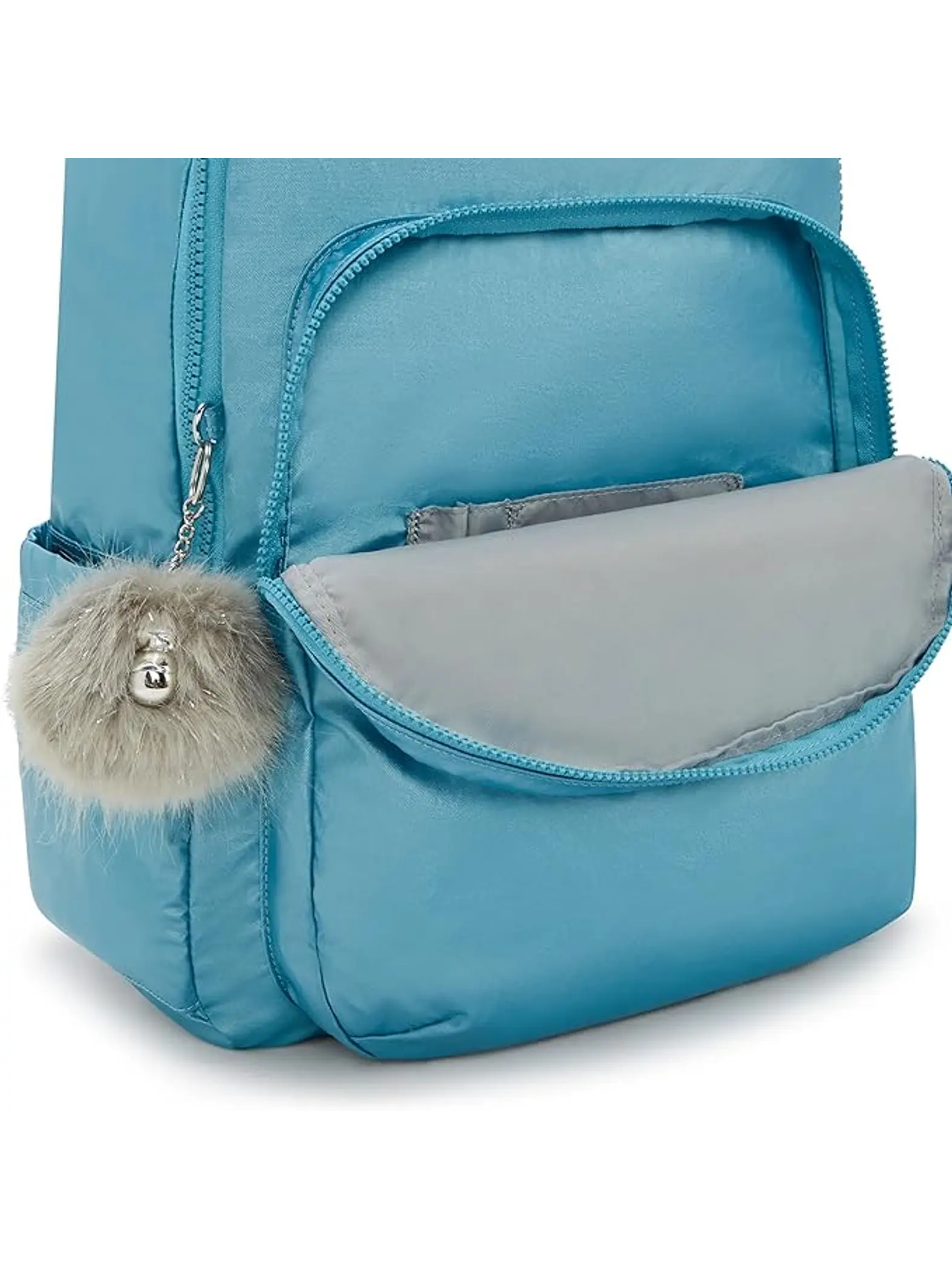 Kipling - Mochila Seoul L Aqua Tides Metallic 4