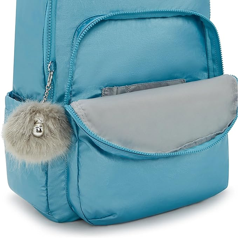 Kipling - Mochila Seoul L Aqua Tides Metallic 4