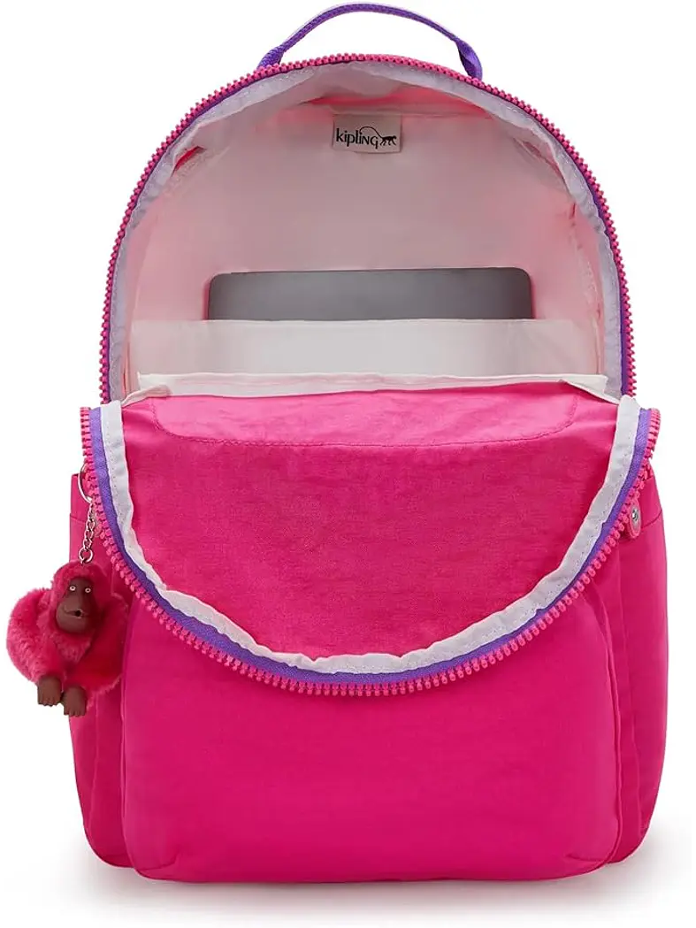 Kipling - Mochila Seoul L Azalea Pink 6