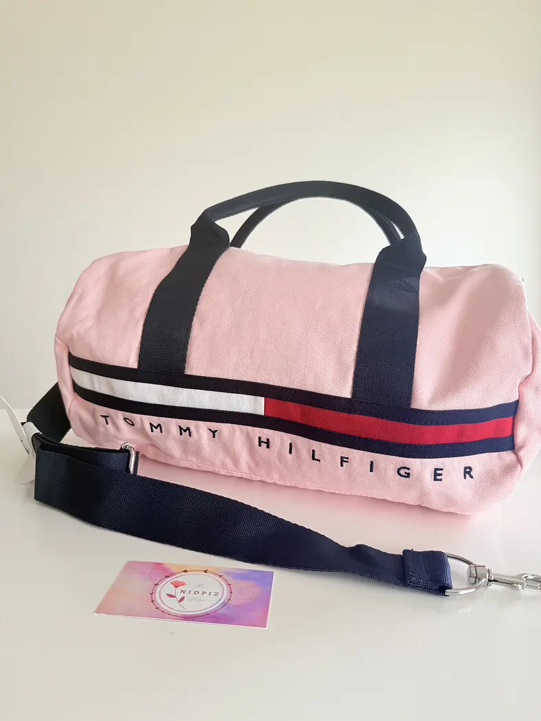 Tommy Hilfiger - Bolso deportivo rosado 1