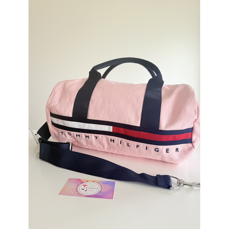 Tommy Hilfiger - Bolso deportivo rosado 1