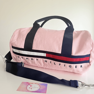 Tommy Hilfiger - Bolso deportivo rosado