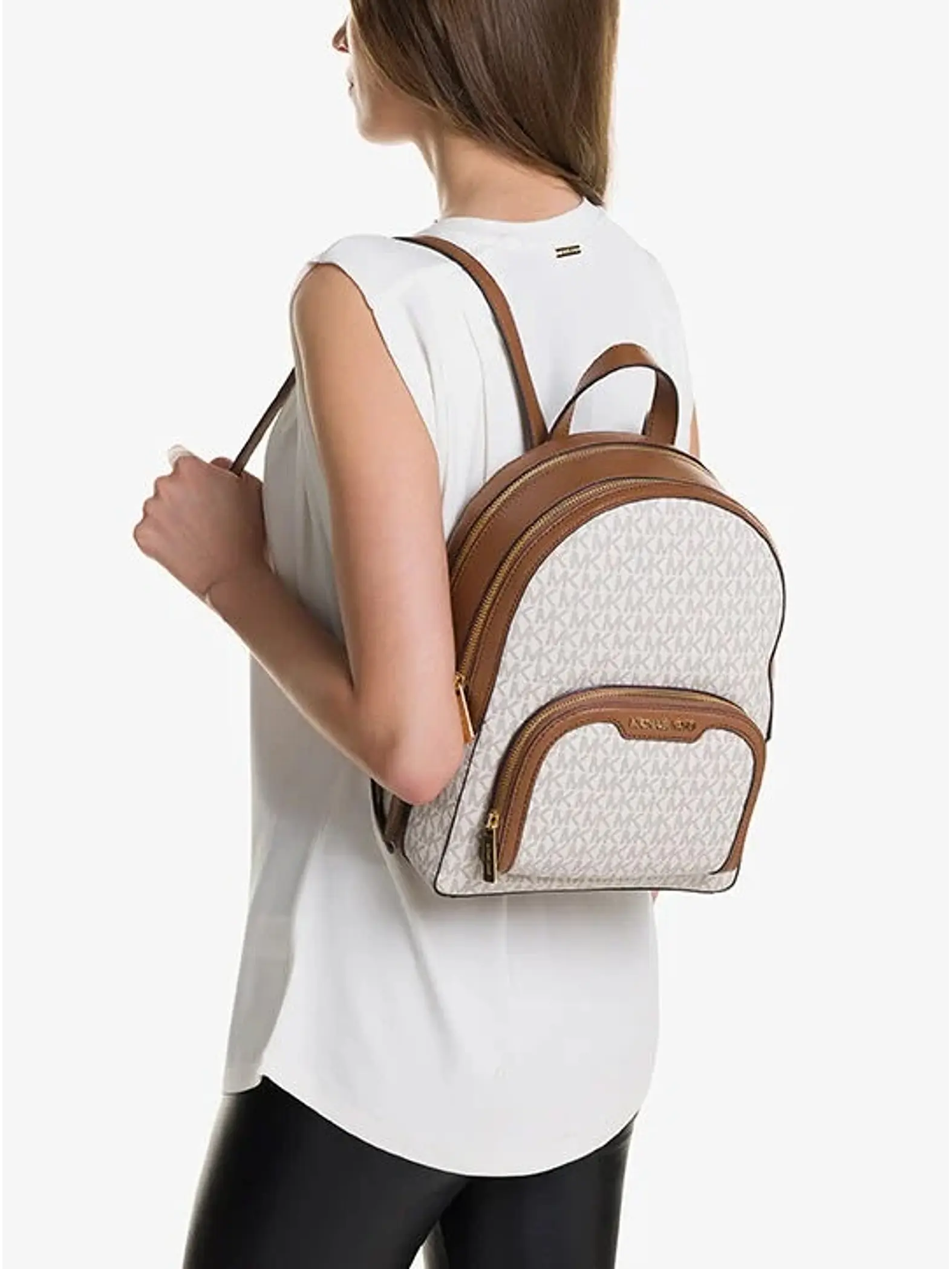 Michael Kors - Mochila Jaycee Vainilla (Mediana) 2