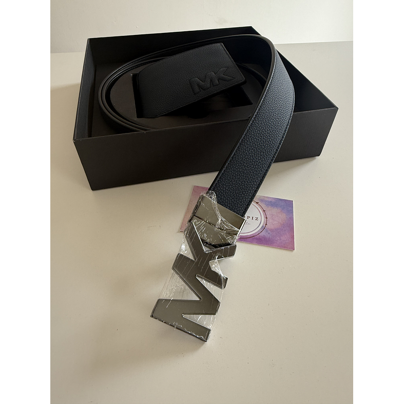 Michael Kors -  Set Billetera y cinturón reversible Navy 3