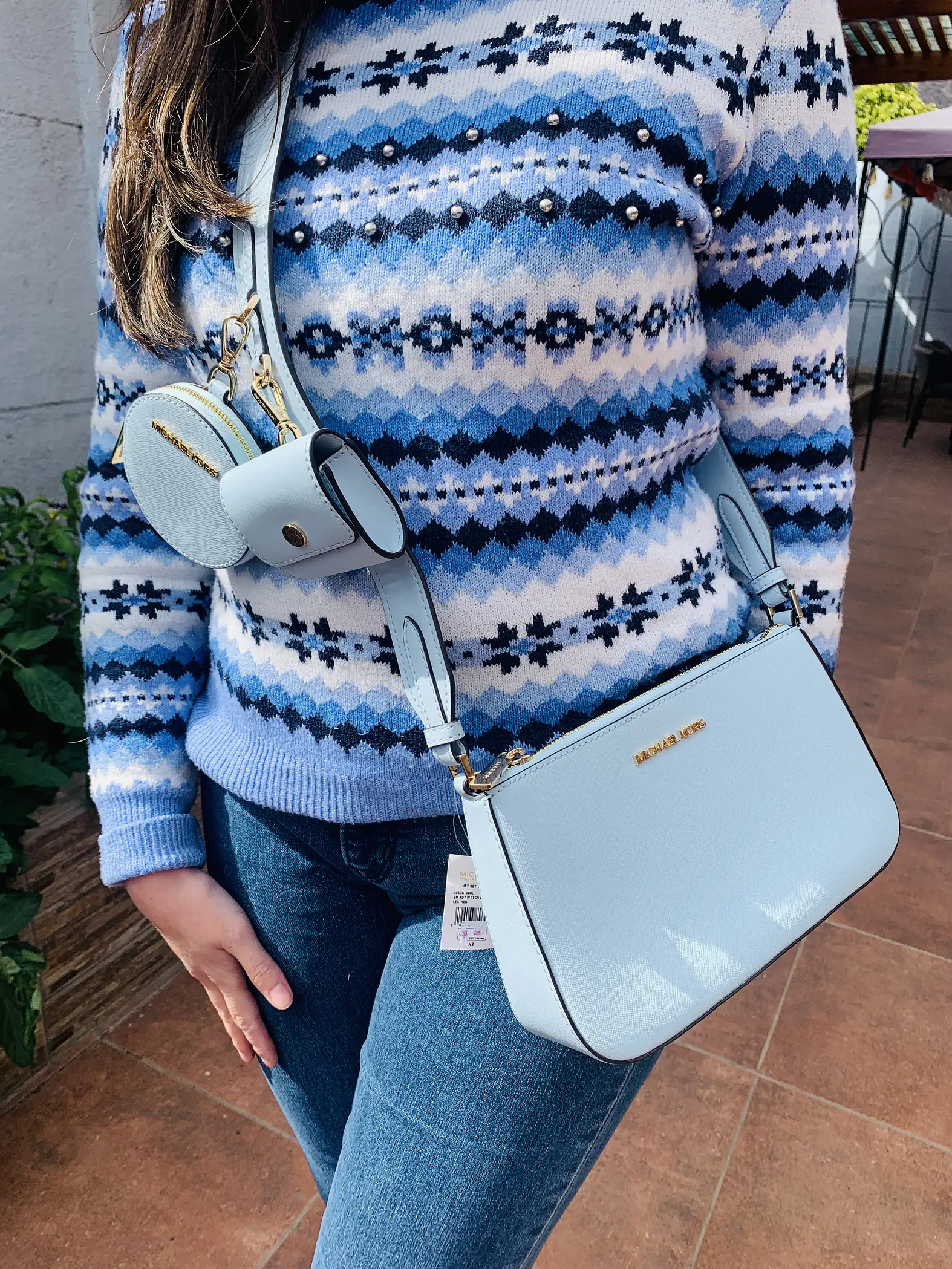 Michael Kors - Crossbody Jet Set Vista Blue 1