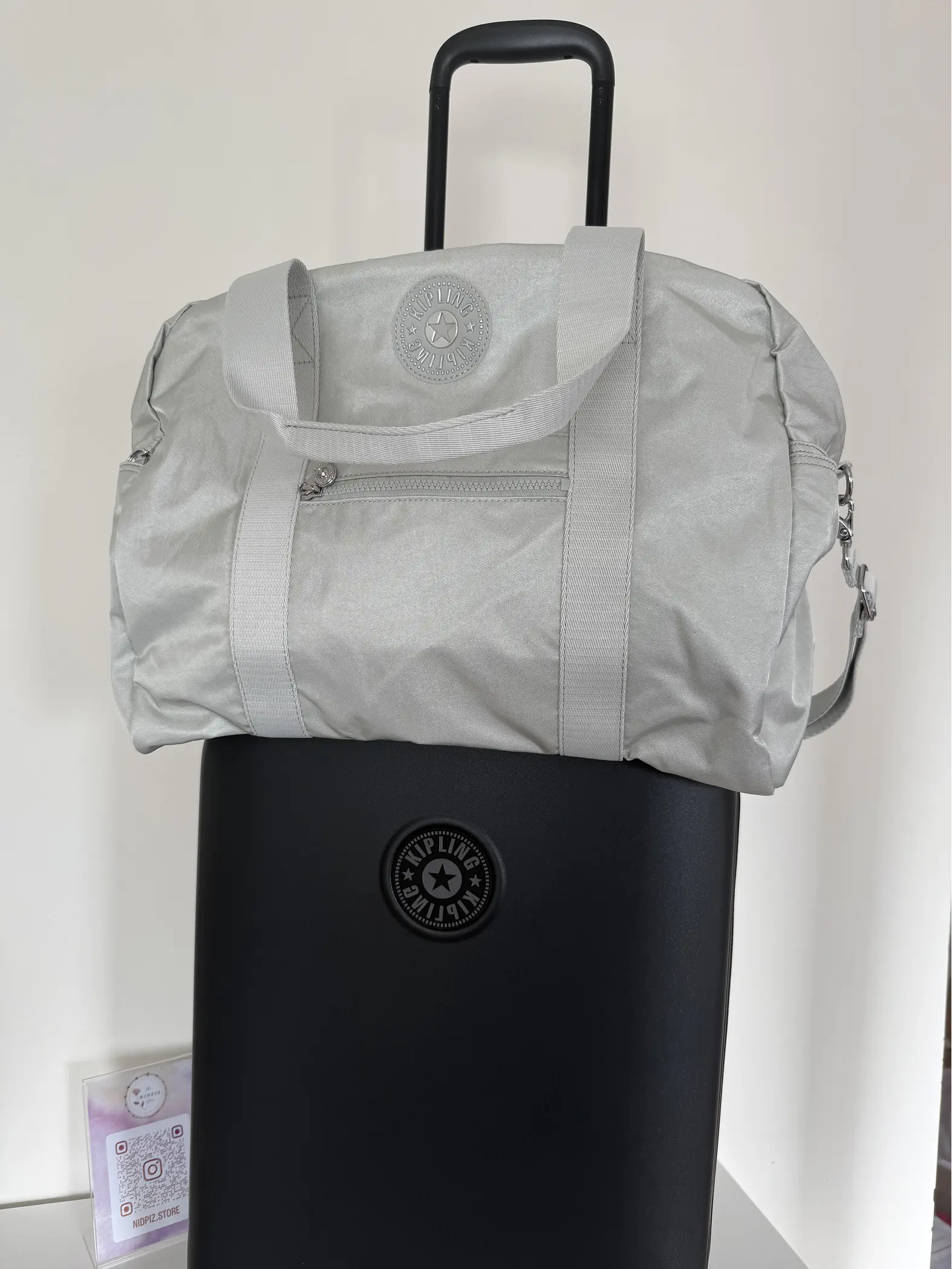 Kipling - Bolso Iliaria Grey Metallic 2