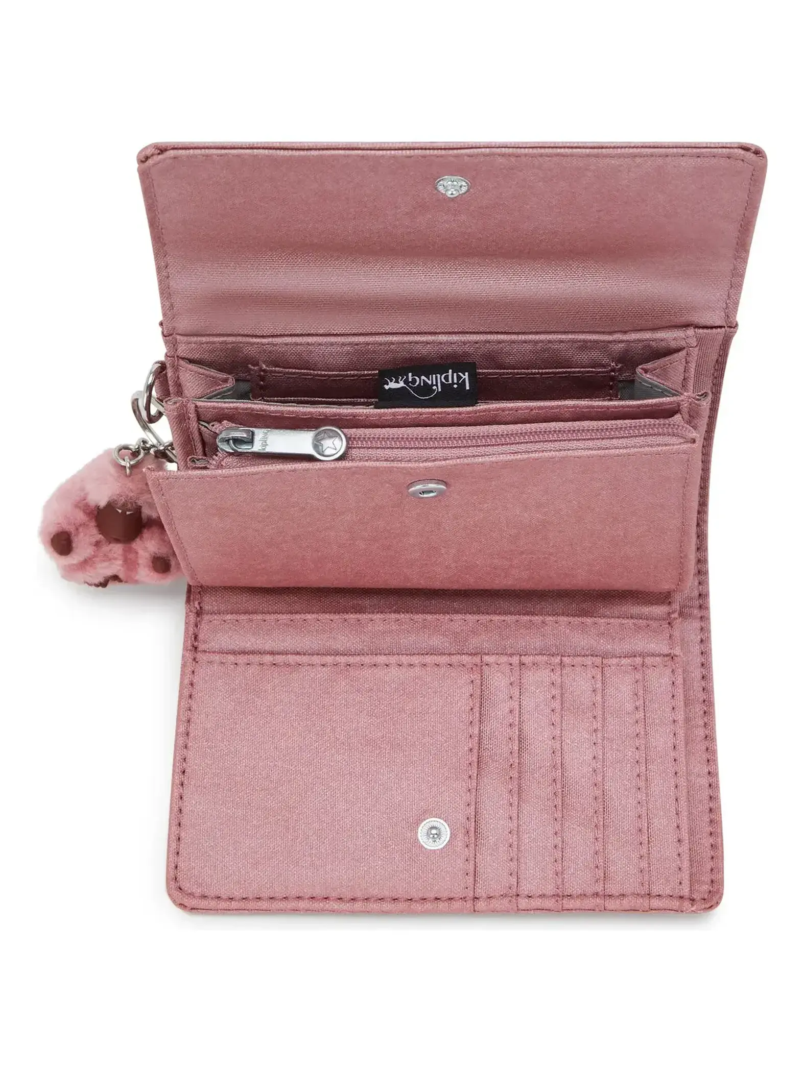 Kipling - Billetera Pixi Pink Metallic 2