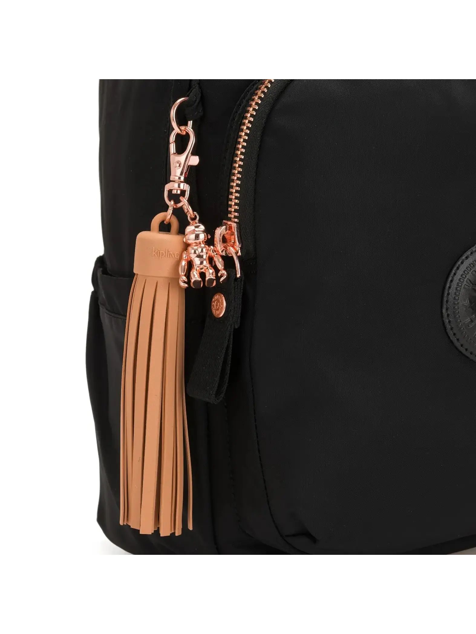 Kipling - Mochila Delia Black Satin 4