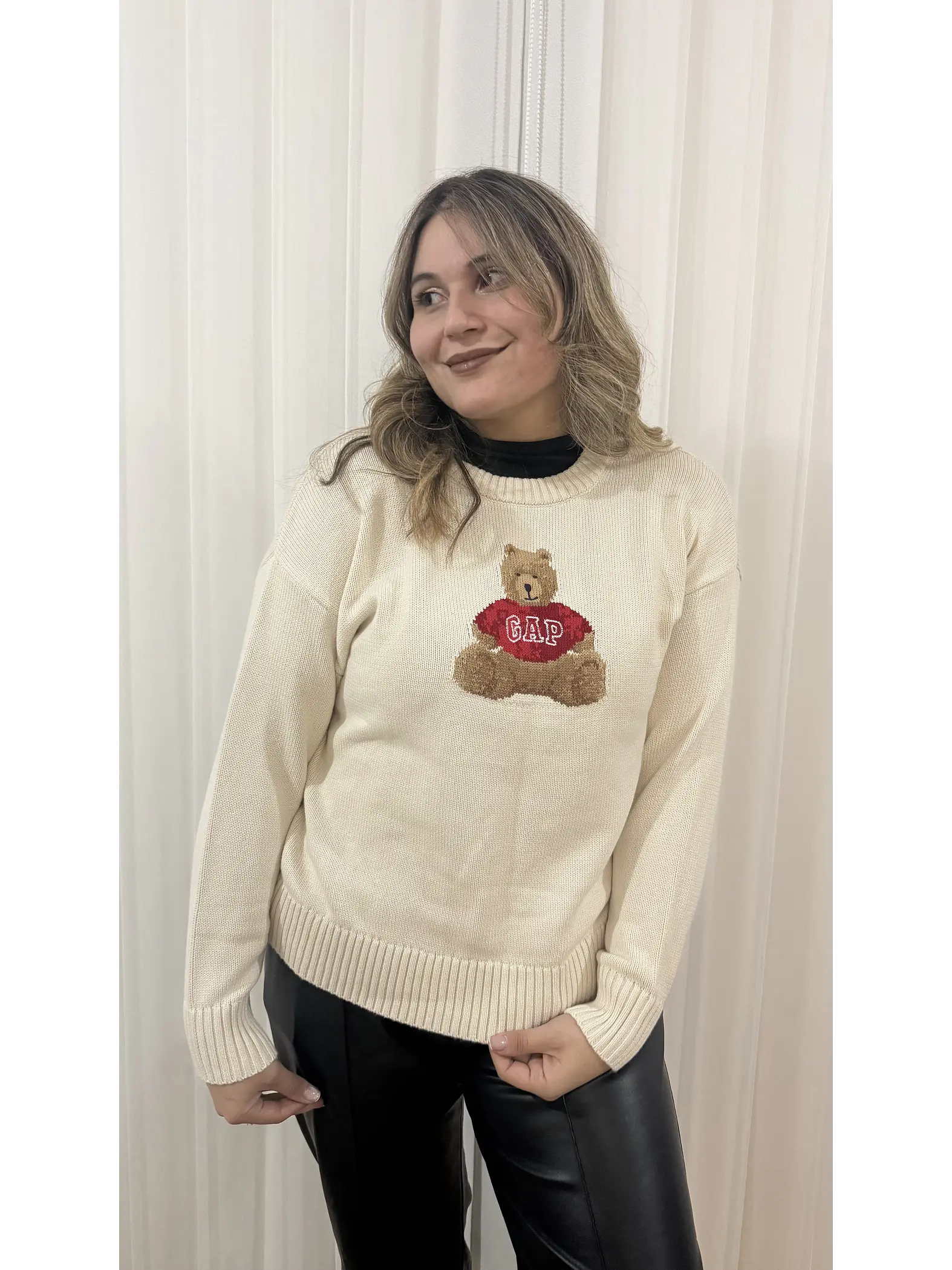 Gap - Sweater Bear Beige 1