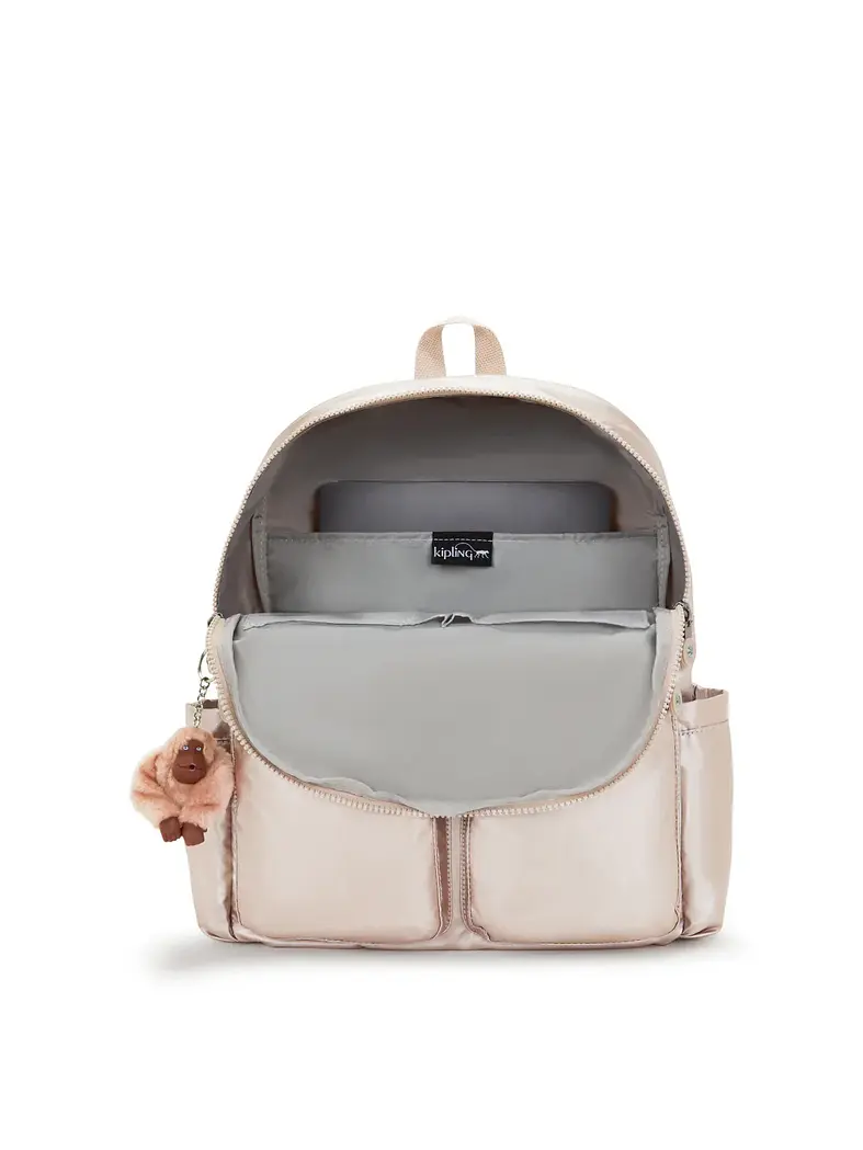 Kipling - Mochila Charnell Kipling Rose Gold 3