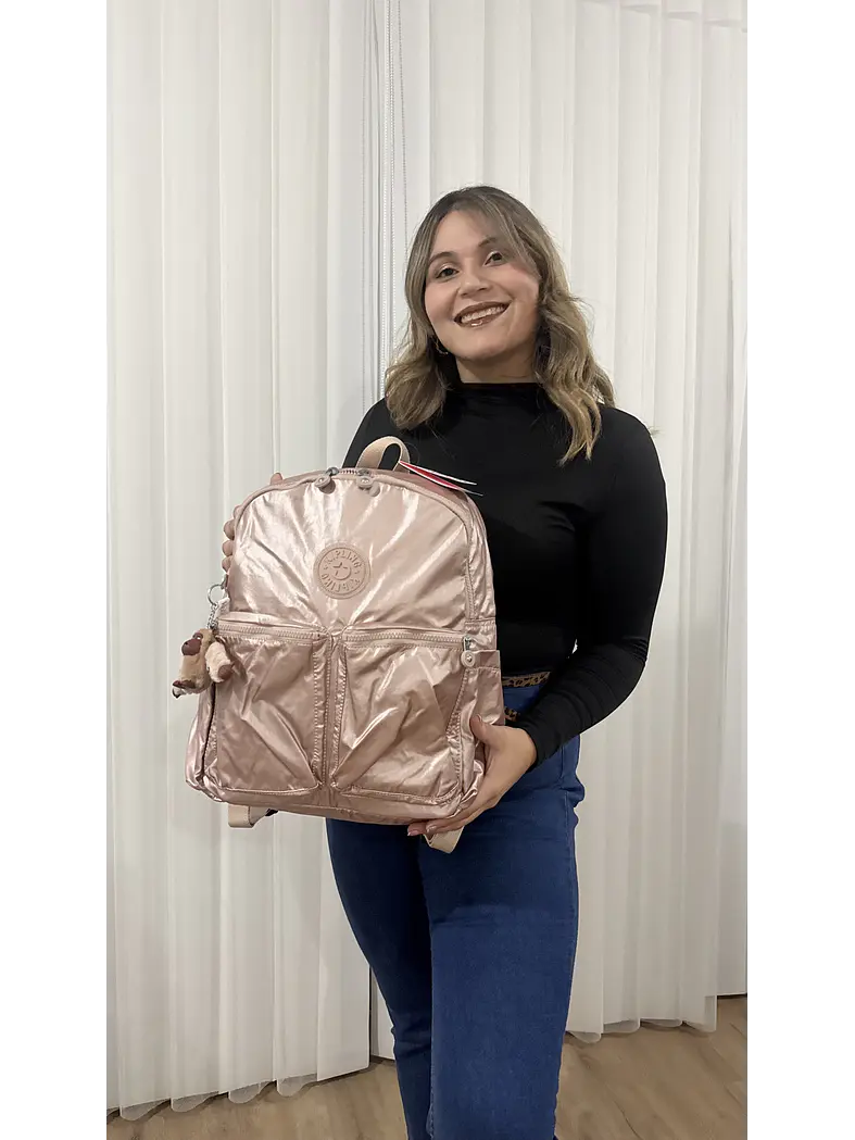 Kipling - Mochila Charnell Kipling Rose Gold 1