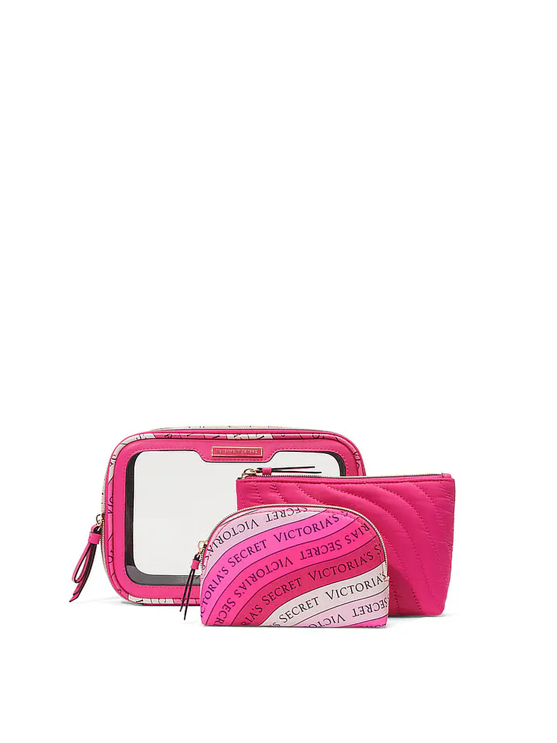 Victoria's Secret - Set 3 Cosmetiqueros Pink 1