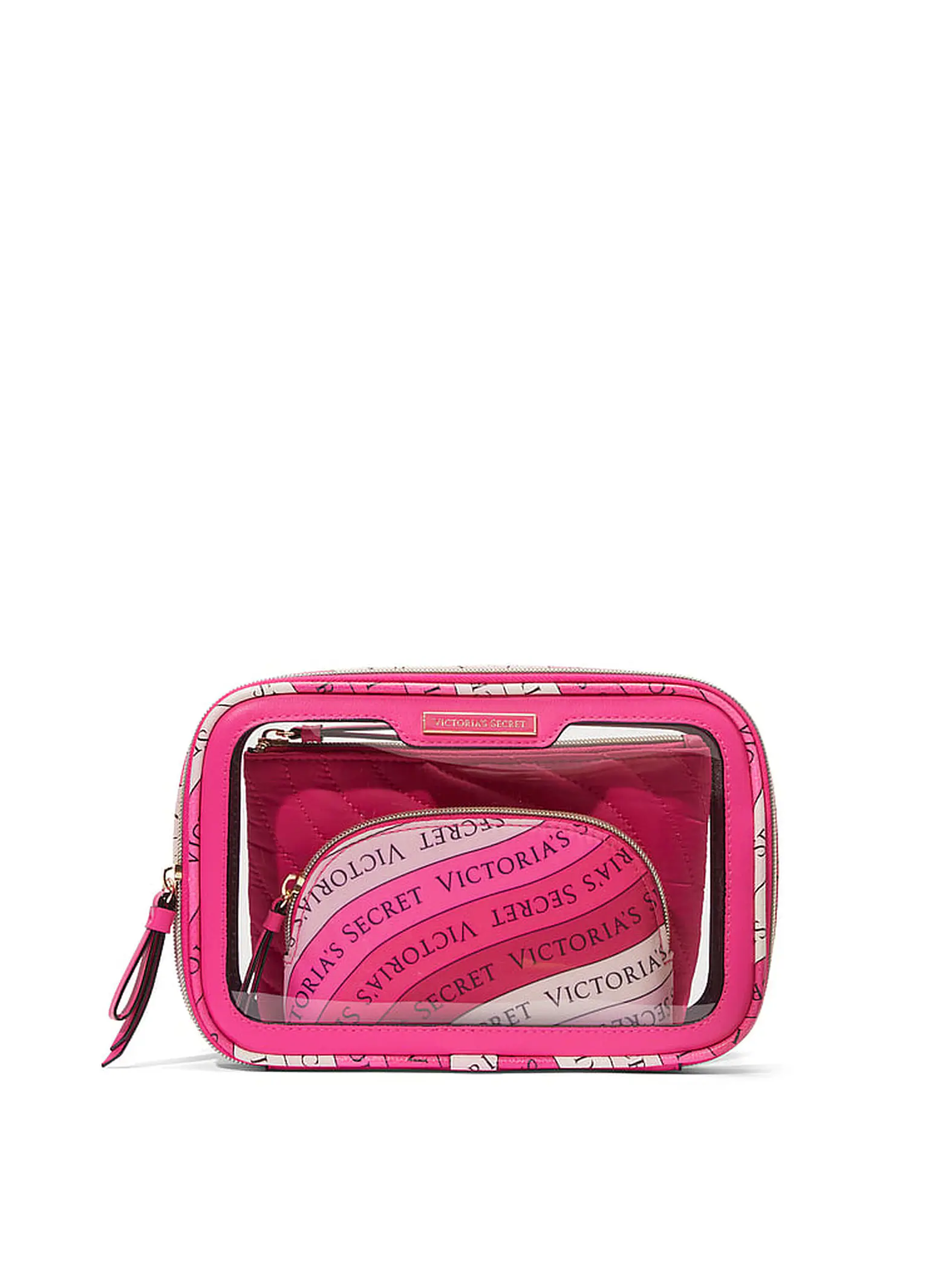 Victoria's Secret - Set 3 Cosmetiqueros Pink 3