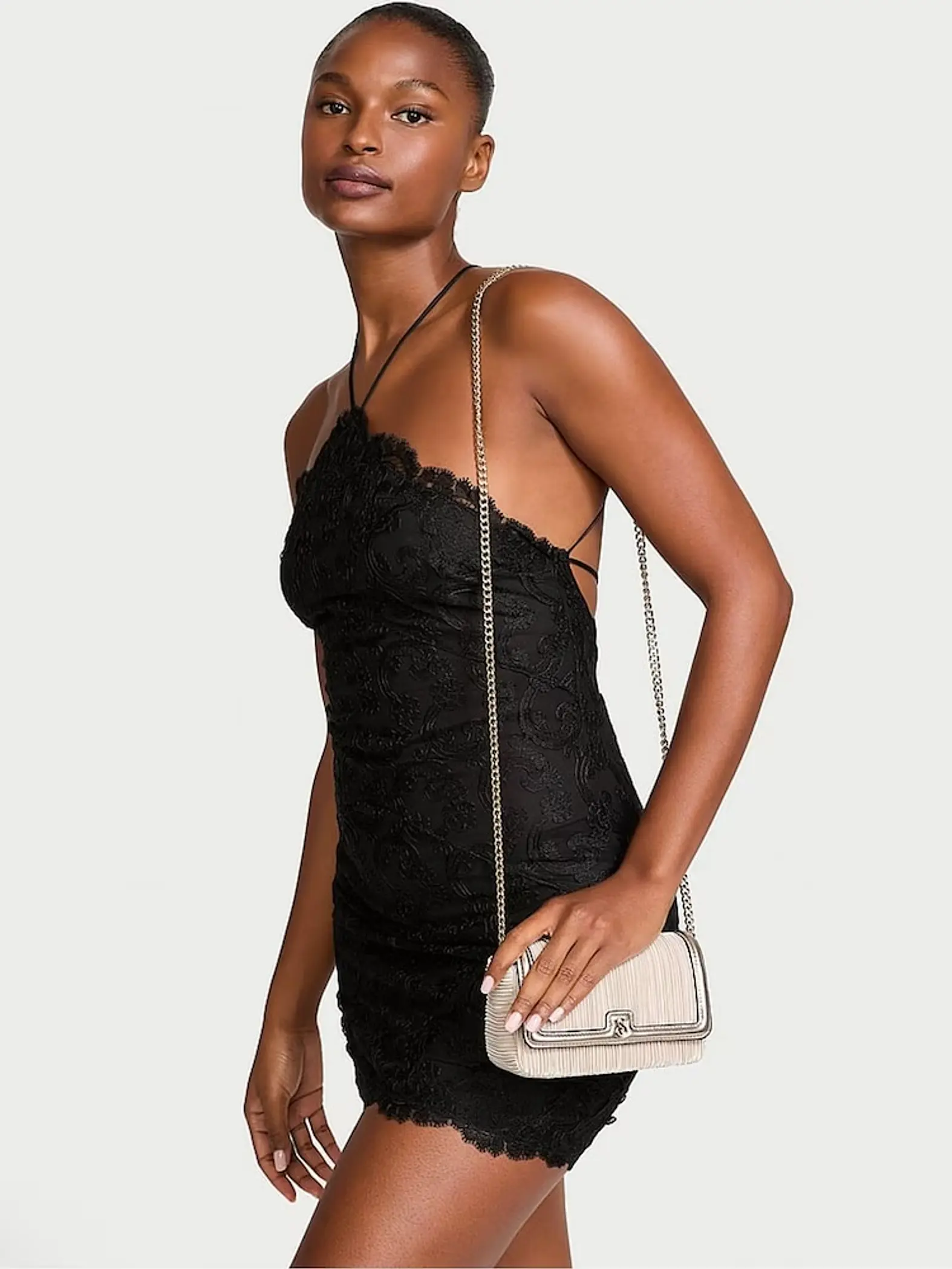 Victoria's Secret - Gold Champagne mini cartera 2