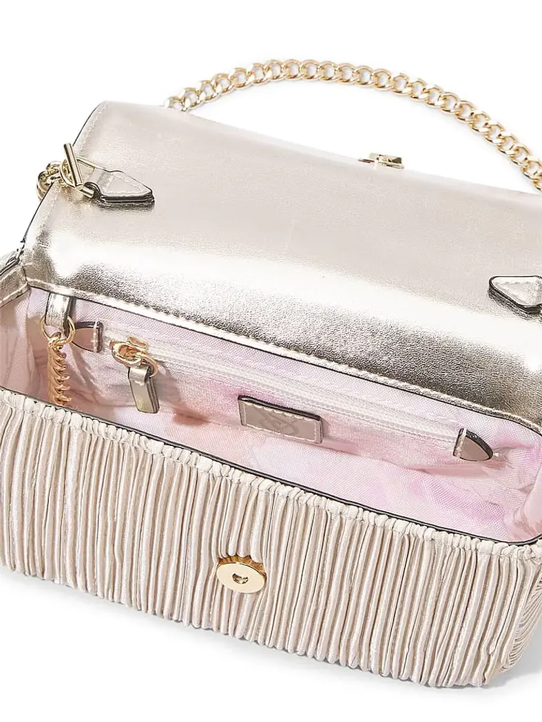 Victoria's Secret - Gold Champagne mini cartera 4