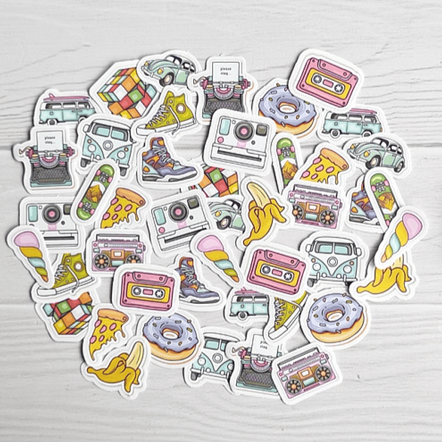 Stickers retro 