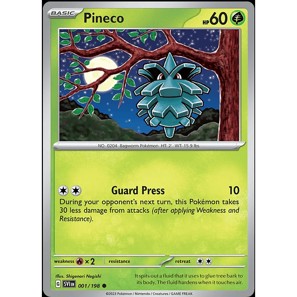 Pineco – 001/198 – Common – Inglés