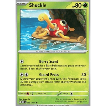 Shuckle – 005/197 – Common– Inglés