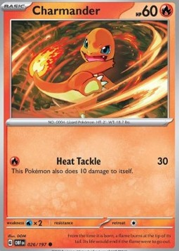 Charmander– 026/197 – Common – Inglés