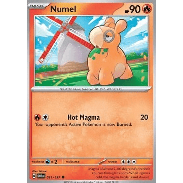 Numel– 031/197 – Common– Inglés