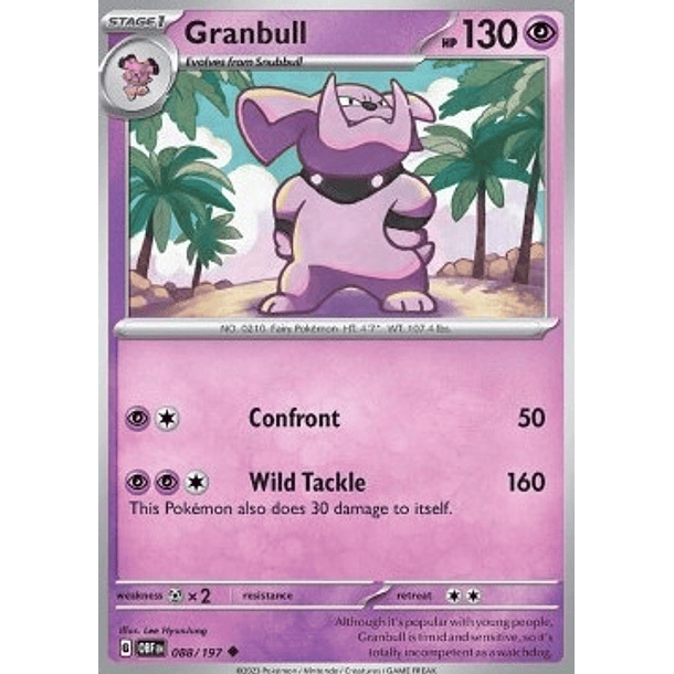 Granbull– 088/197 – Uncommon– Inglés