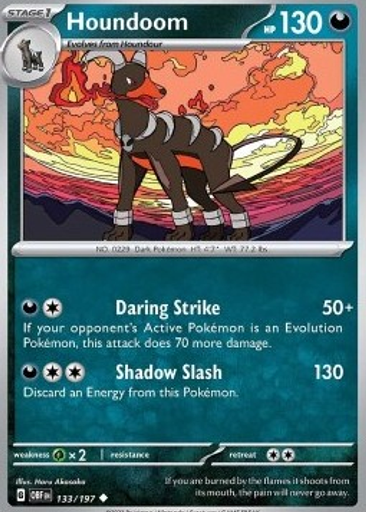 Houndoom– 133/197 – Uncommon– Inglés