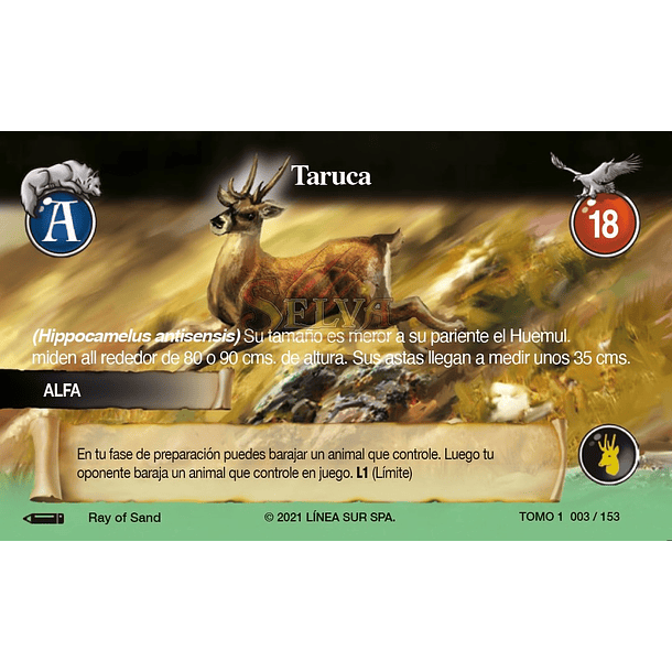 Taruca- 003/153 | Edición Tomo I SELVA TCG