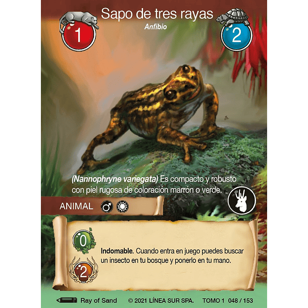 Sapo de tres rayas- 048/153 | Edición Tomo I SELVA TCG