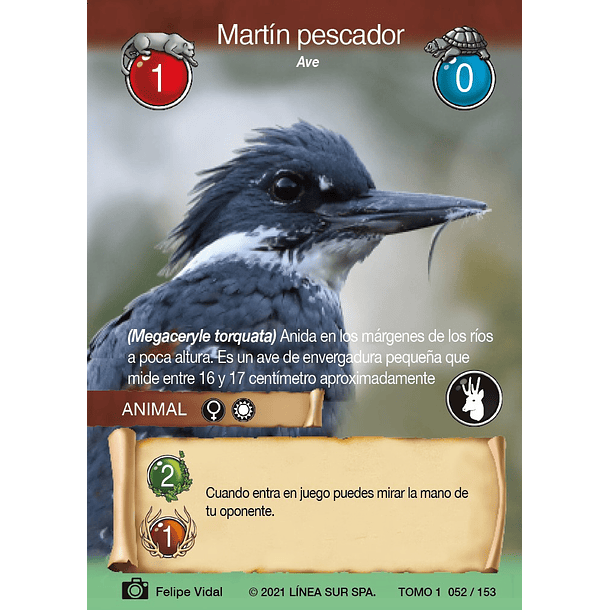 Martín pescador- 052/153 | Edición Tomo I SELVA TCG