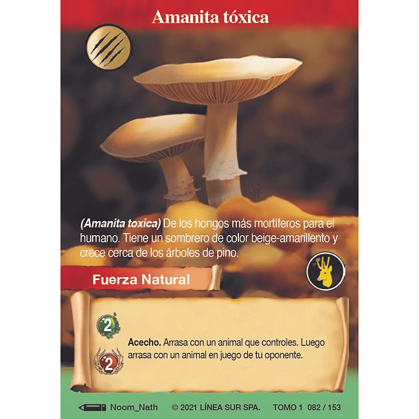 Amanita tóxica- 082/153 | Edición Tomo I SELVA TCG