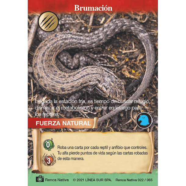 Brumación- 022/065 | Renca Nativa SELVA TCG