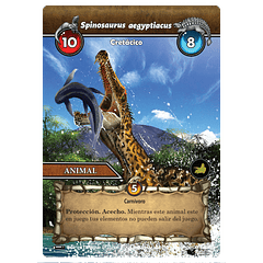 Spinosaurus aegyptiacus 04/43 | Mundo Prehistórico SELVA TCG