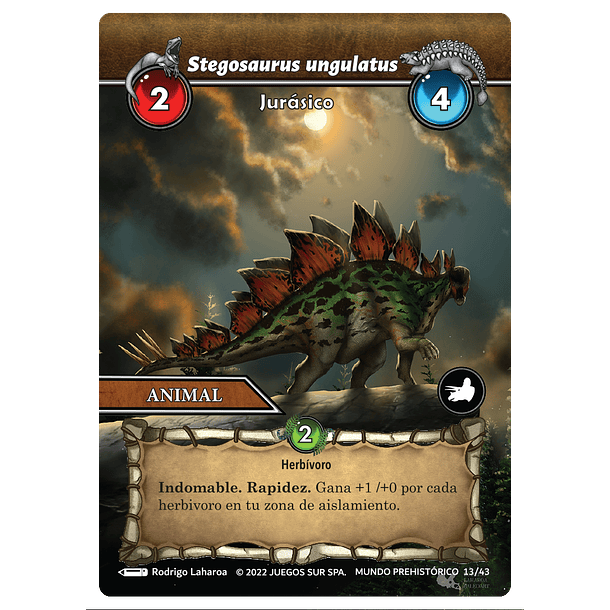 Stegosaurus ungulatus 13/43 | Mundo Prehistórico SELVA TCG