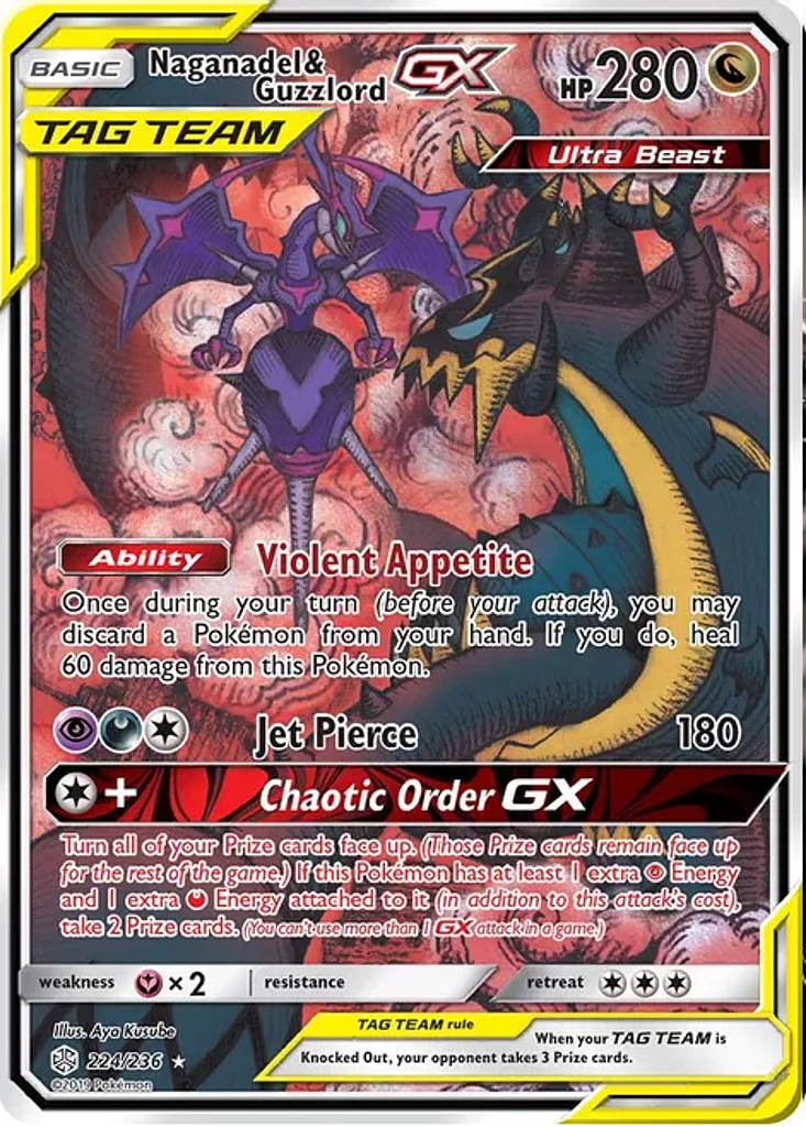 Naganadel & Guzzlord GX - Ultra Rare - Español