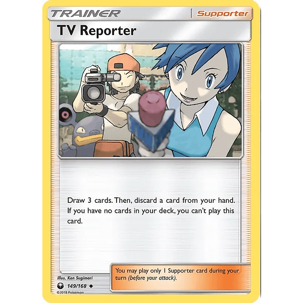 Tv Reporter 149/168- Uncommon– Inglés