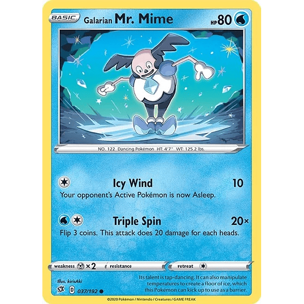 Galarian Mr Mine 037/192- Common- Inglés