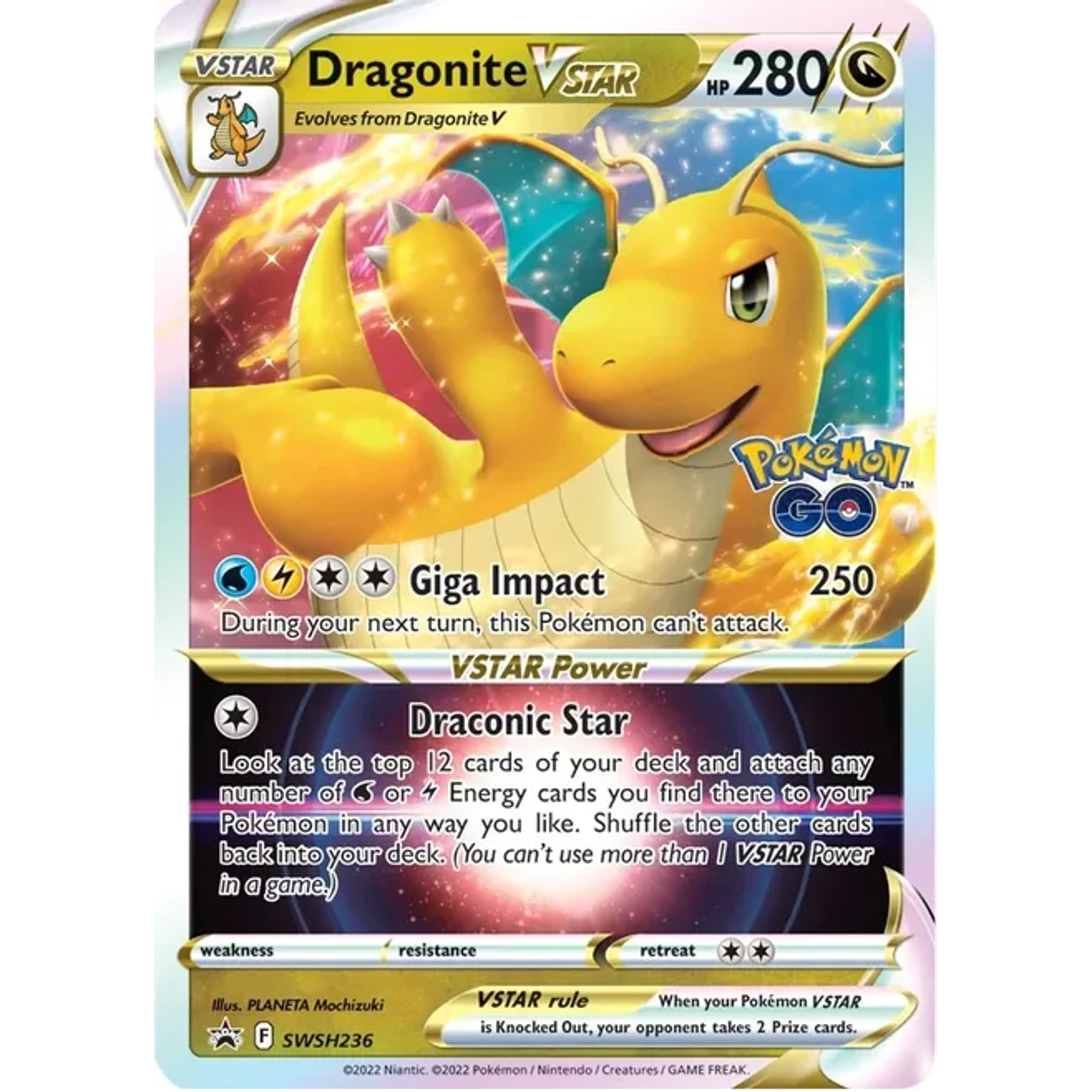 Dragonite Vstar- Promo- Ultra Rare–Inglés