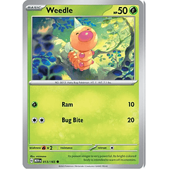 Weedle- 013/165- Common–Inglés