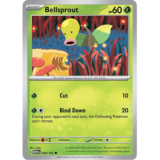 Bellsprout- 069/165- Common–Inglés