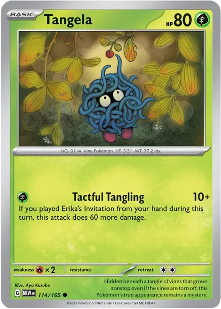 Tangela- 114/165- Common–Inglés