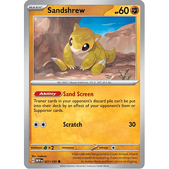 Sandshrew 027/165- Common–Inglés