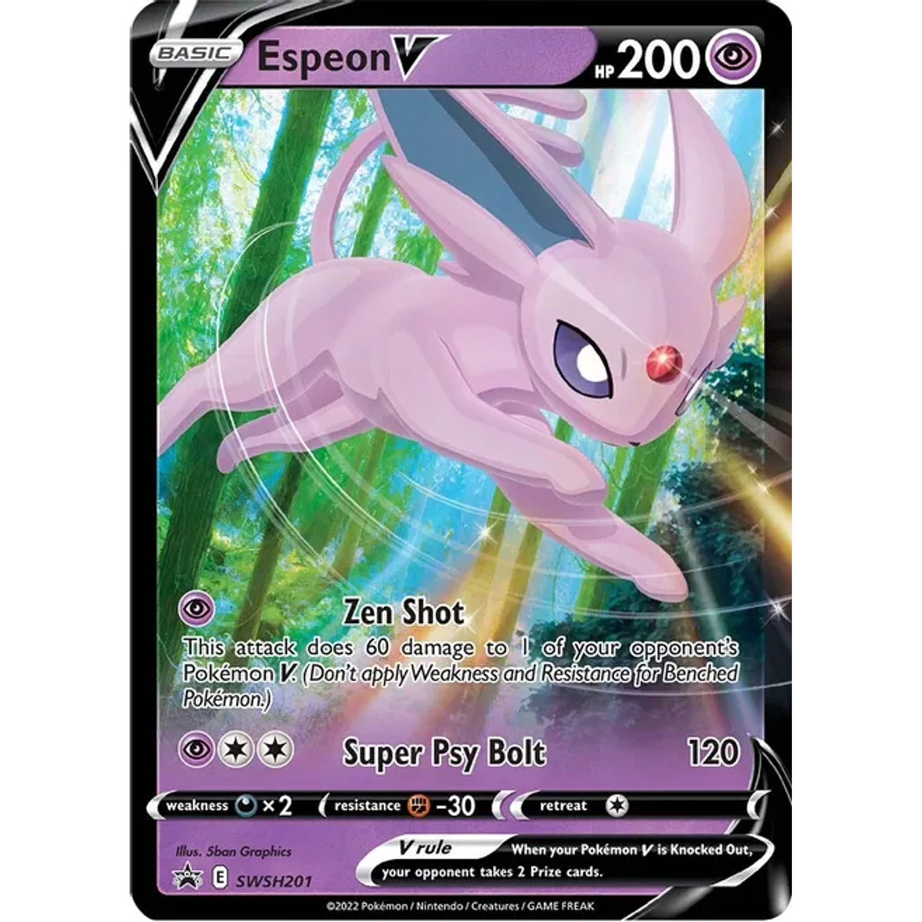 Espeon V- Promo–Inglés