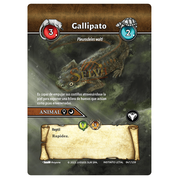 Gallipato- 047/159 | Edición Instinto Letal SELVA TCG