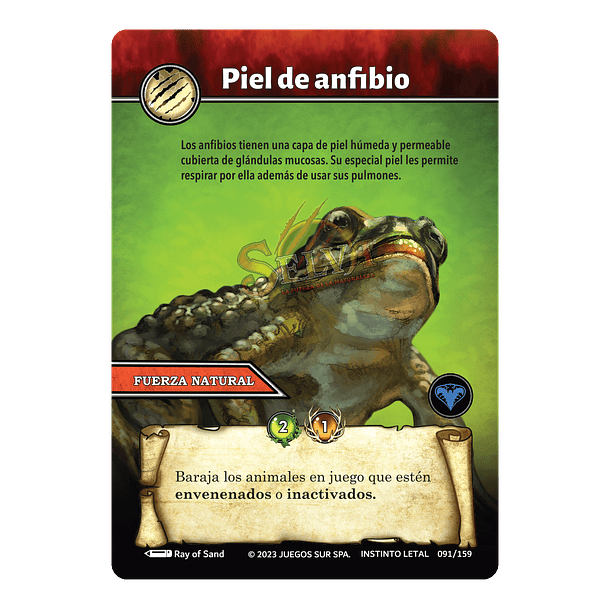 Piel de anfibio- 091/159 | Edición Instinto Letal SELVA TCG