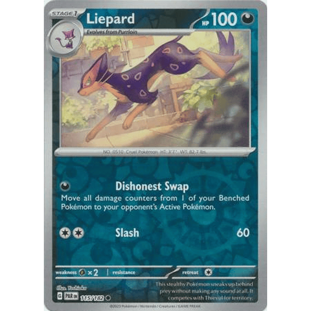 Liepard - 115/182 - Common Foil Inglés