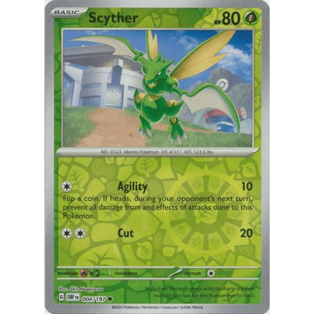 Scyther - 004/197 - Common Foil– Inglés