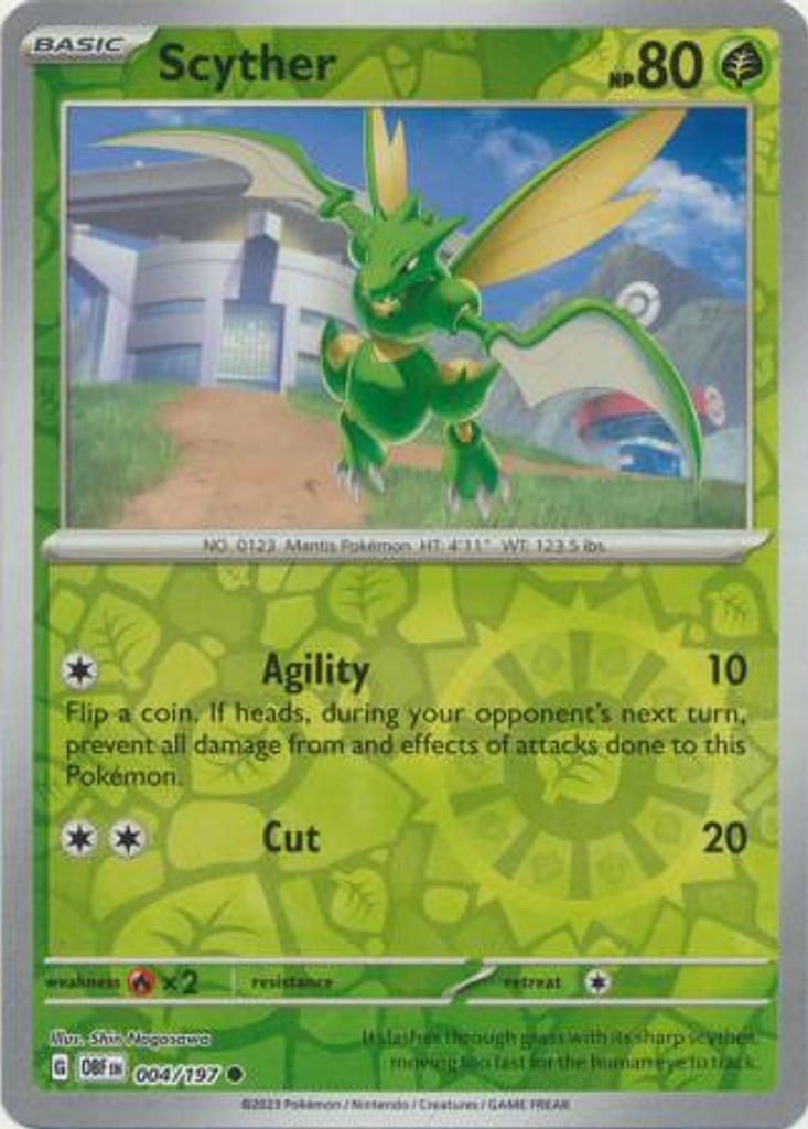 Scyther - 004/197 - Common Foil– Inglés